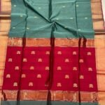 Cotton Silk Handloom Maheshwari Saree 1