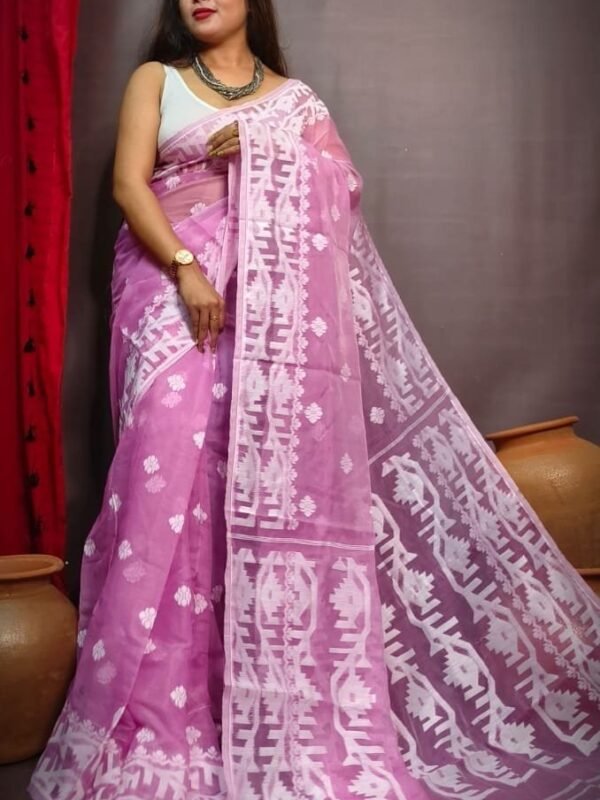 Home 42 Exclusive Design Lamender Barfi Saree