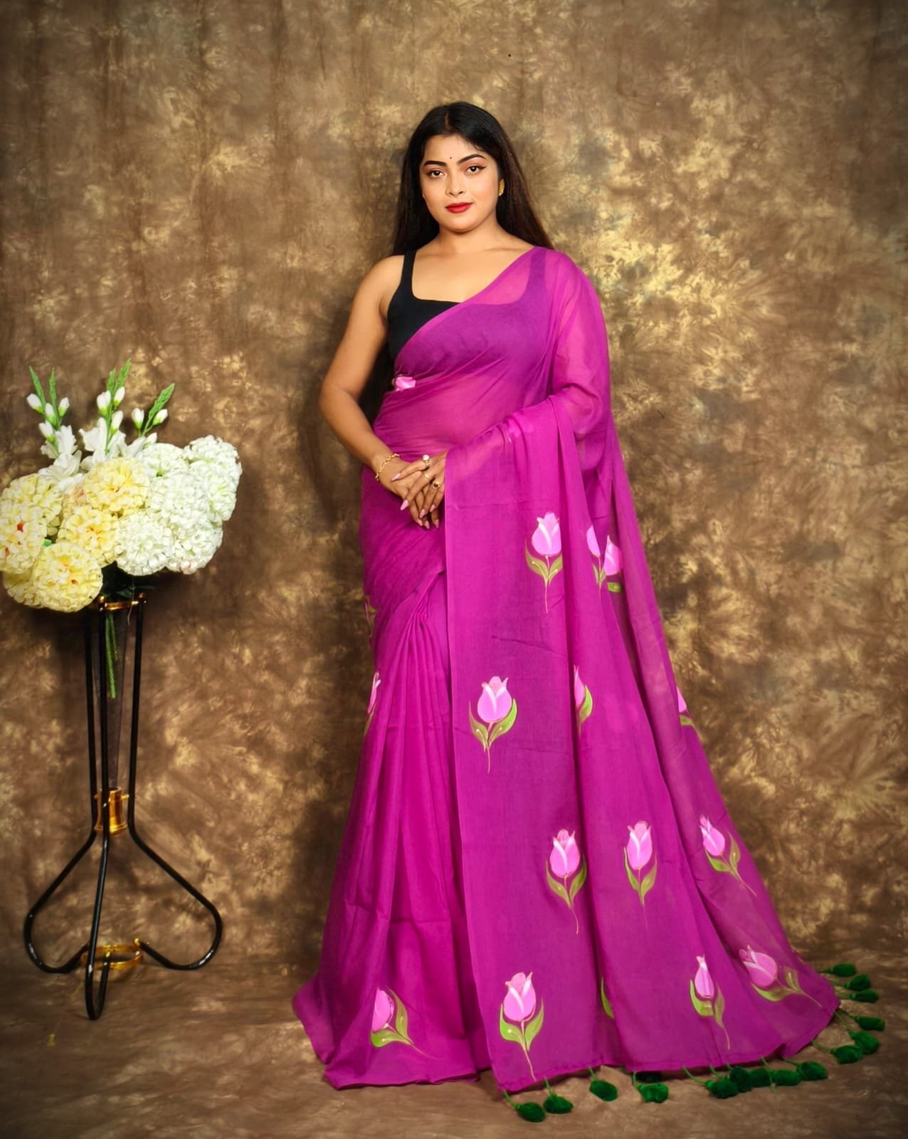 Printed Mul Mul Cotton Saree Soft & Comfort 1 Printed Mul Mul Cotton Saree Soft & Comfort