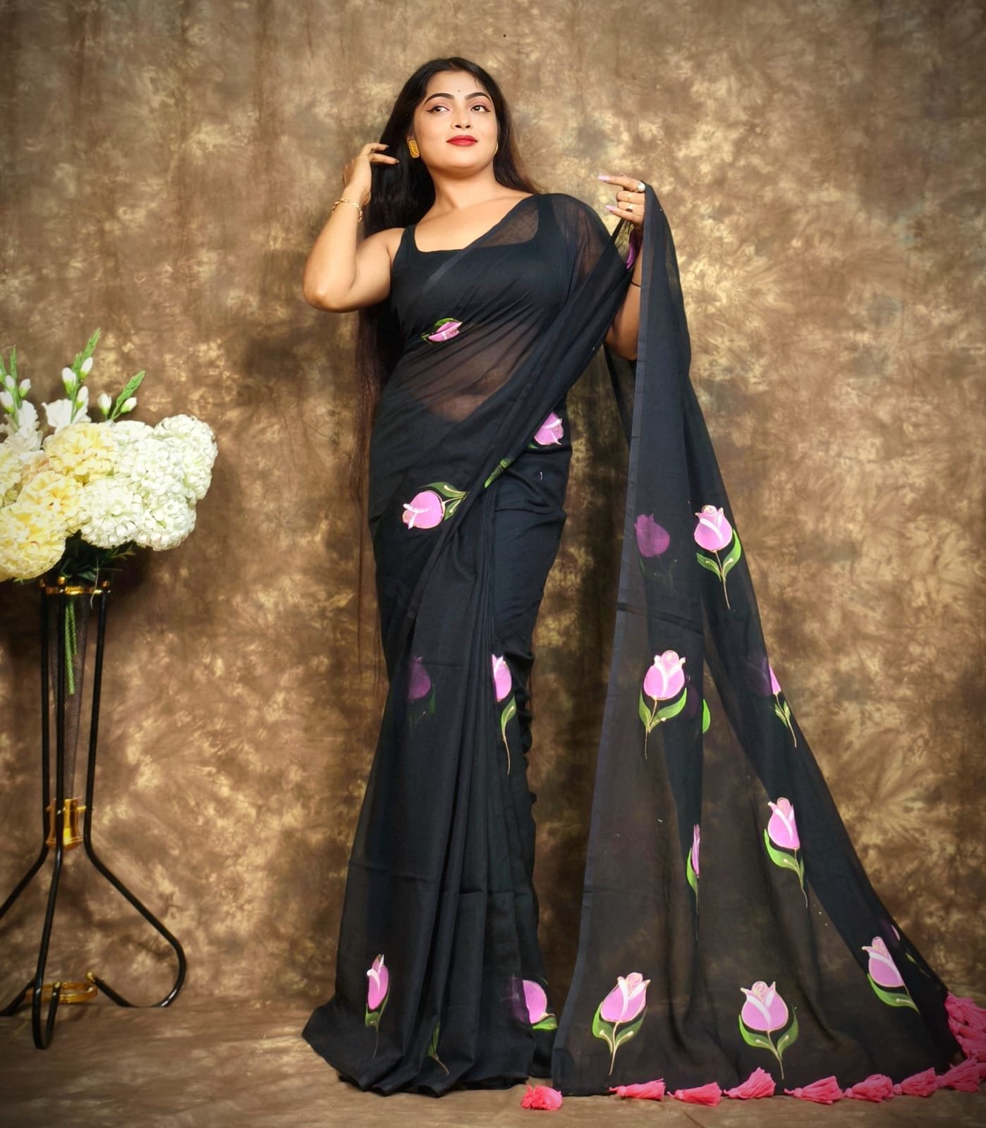 Printed Mul Mul Cotton Saree Soft & Comfort 1 Printed Mul Mul Cotton Saree Soft & Comfort