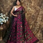 Kusum Koli Allover Black Soft Jamdani Saree 1 scaled e1745759155830